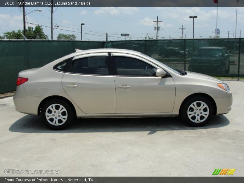 Laguna Sand / Beige 2010 Hyundai Elantra GLS