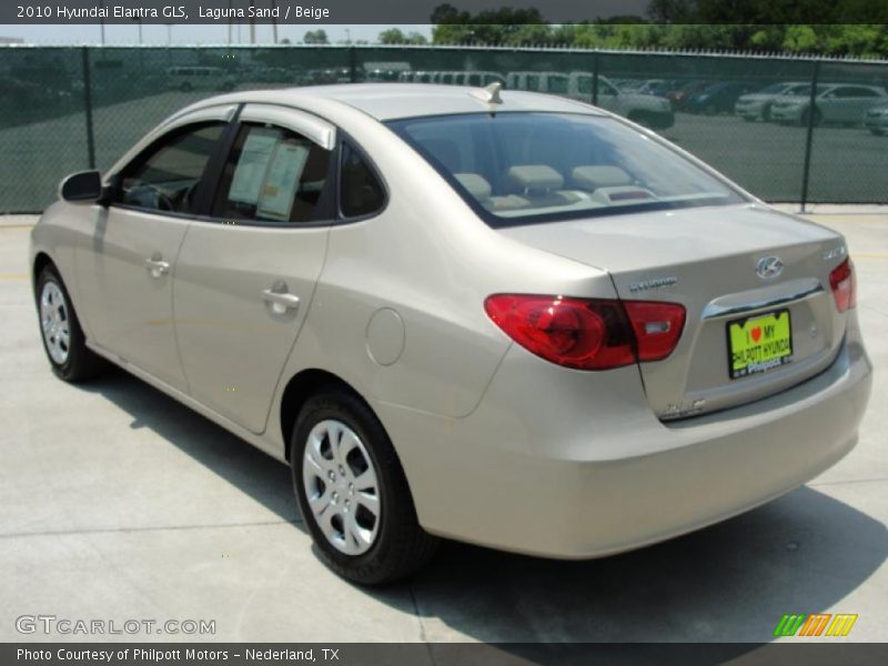 Laguna Sand / Beige 2010 Hyundai Elantra GLS