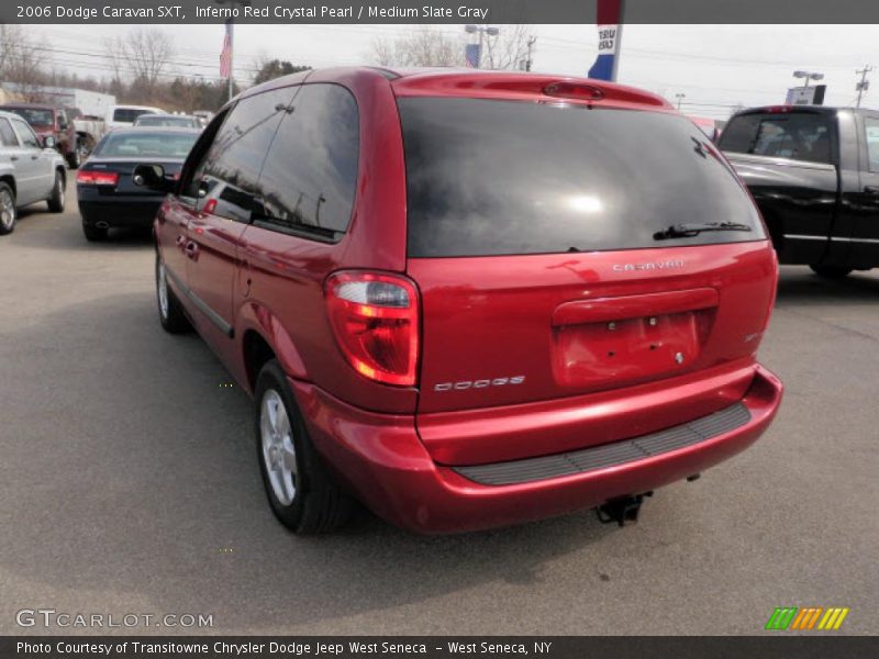 Inferno Red Crystal Pearl / Medium Slate Gray 2006 Dodge Caravan SXT