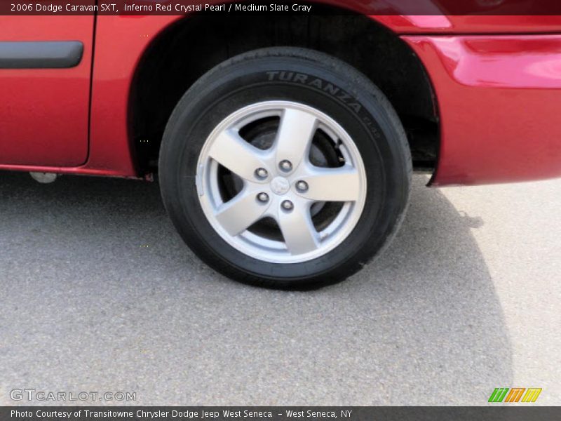 Inferno Red Crystal Pearl / Medium Slate Gray 2006 Dodge Caravan SXT