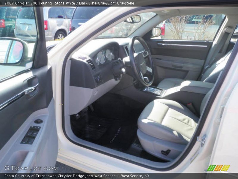 Stone White / Dark Slate Gray/Light Graystone 2007 Chrysler 300 Touring