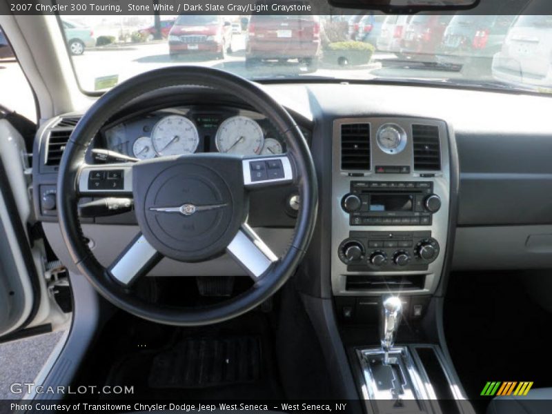Stone White / Dark Slate Gray/Light Graystone 2007 Chrysler 300 Touring