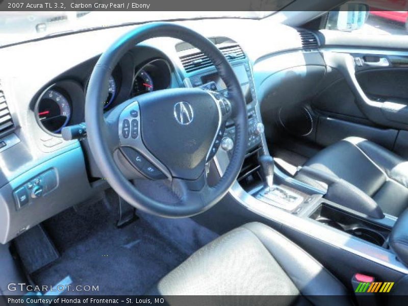 Carbon Gray Pearl / Ebony 2007 Acura TL 3.2