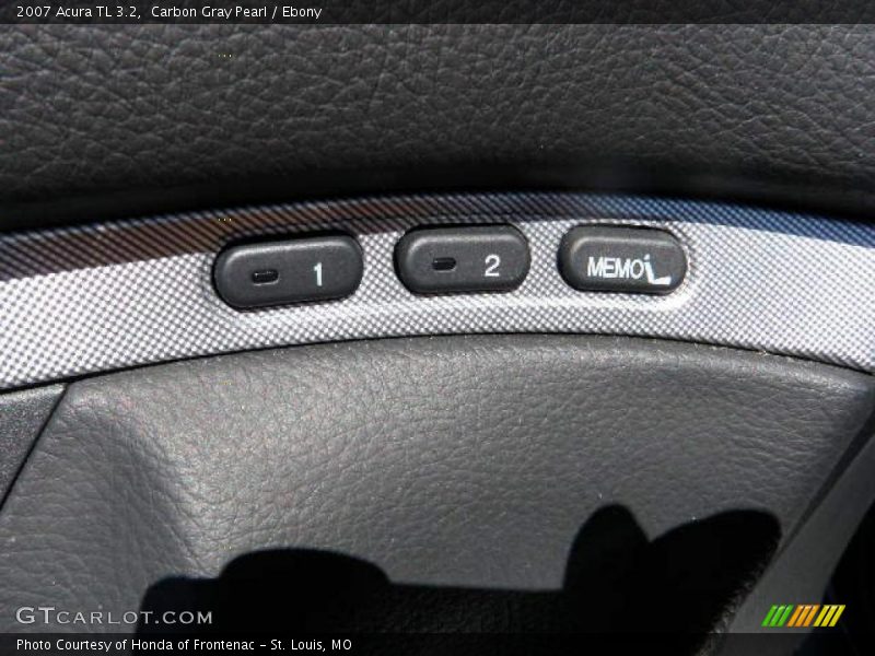 Carbon Gray Pearl / Ebony 2007 Acura TL 3.2