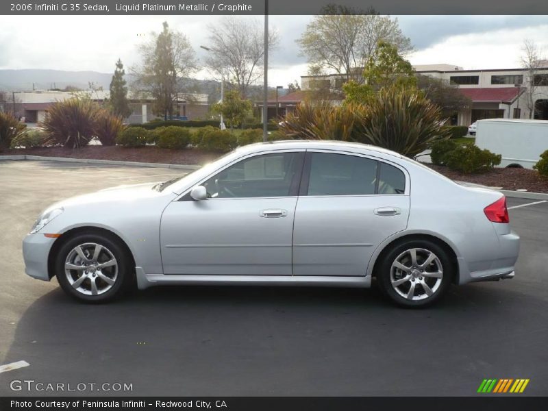 Liquid Platinum Metallic / Graphite 2006 Infiniti G 35 Sedan