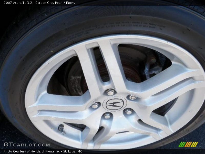 Carbon Gray Pearl / Ebony 2007 Acura TL 3.2