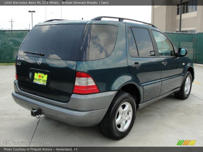 Brilliant Emerald Metallic / Sand 1999 Mercedes-Benz ML 320 4Matic