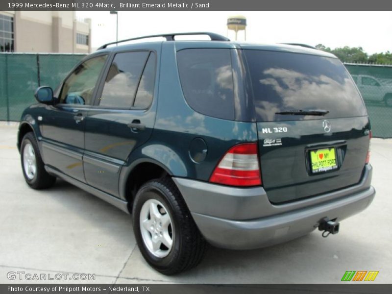 Brilliant Emerald Metallic / Sand 1999 Mercedes-Benz ML 320 4Matic
