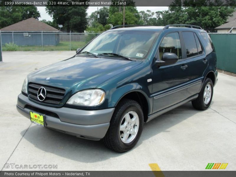 Brilliant Emerald Metallic / Sand 1999 Mercedes-Benz ML 320 4Matic