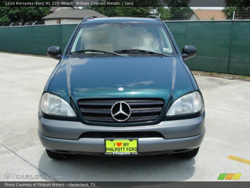 Brilliant Emerald Metallic / Sand 1999 Mercedes-Benz ML 320 4Matic