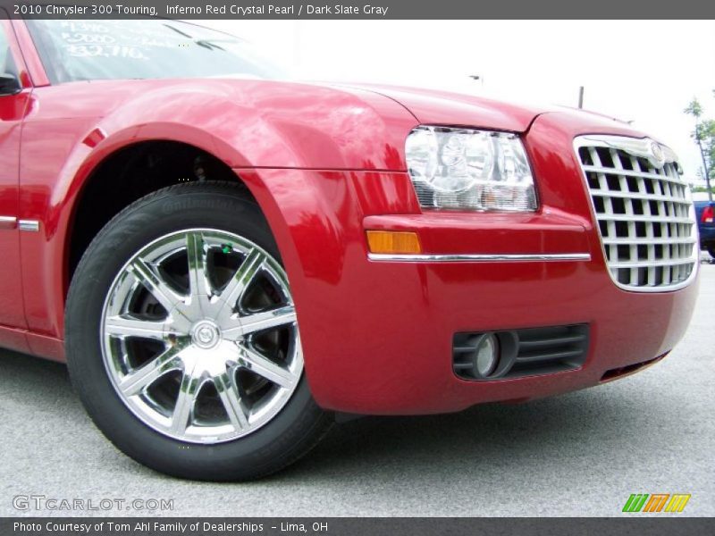 Inferno Red Crystal Pearl / Dark Slate Gray 2010 Chrysler 300 Touring