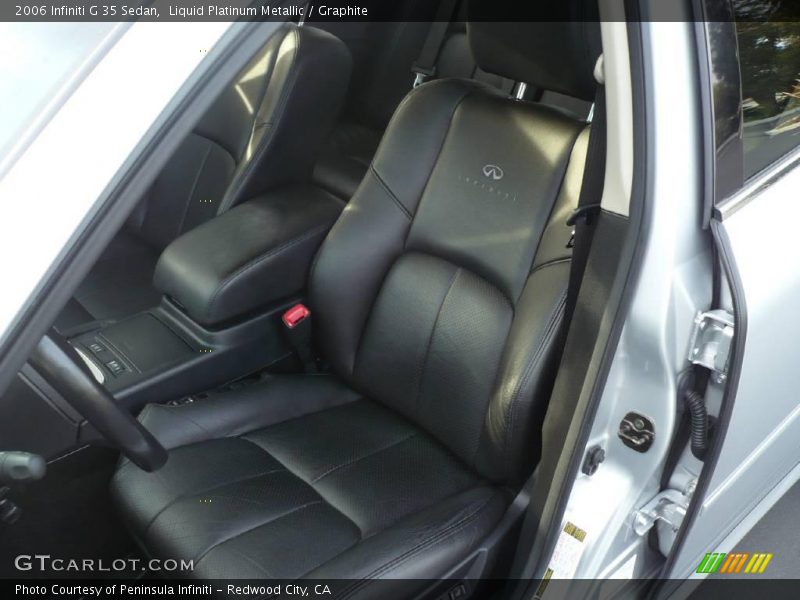 Liquid Platinum Metallic / Graphite 2006 Infiniti G 35 Sedan