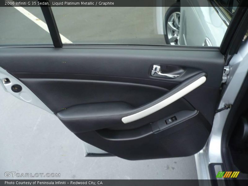 Liquid Platinum Metallic / Graphite 2006 Infiniti G 35 Sedan