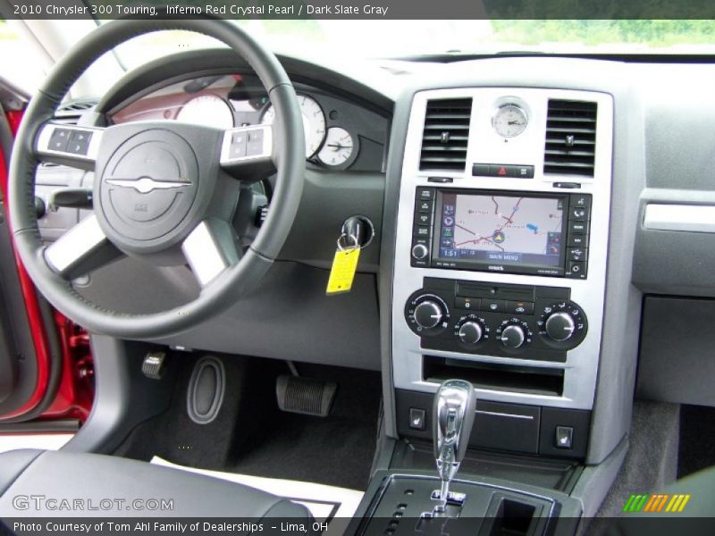 Inferno Red Crystal Pearl / Dark Slate Gray 2010 Chrysler 300 Touring