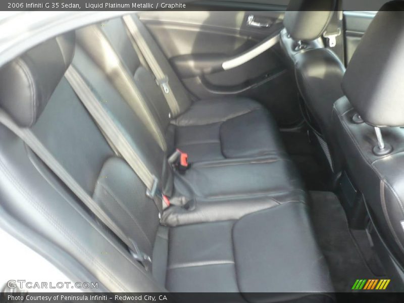 Liquid Platinum Metallic / Graphite 2006 Infiniti G 35 Sedan