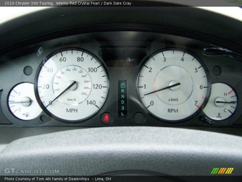 Inferno Red Crystal Pearl / Dark Slate Gray 2010 Chrysler 300 Touring