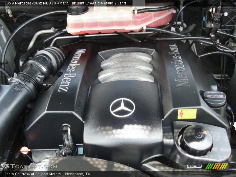 Brilliant Emerald Metallic / Sand 1999 Mercedes-Benz ML 320 4Matic