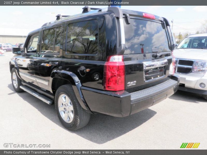 Black Clearcoat / Dark Khaki/Light Graystone 2007 Jeep Commander Limited 4x4