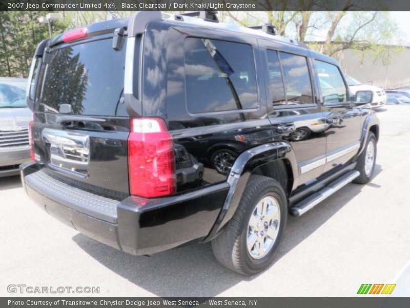 Black Clearcoat / Dark Khaki/Light Graystone 2007 Jeep Commander Limited 4x4