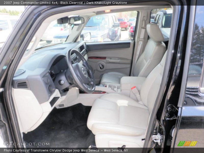 Black Clearcoat / Dark Khaki/Light Graystone 2007 Jeep Commander Limited 4x4