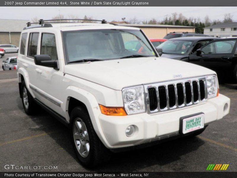Stone White / Dark Slate Gray/Light Graystone 2007 Jeep Commander Limited 4x4