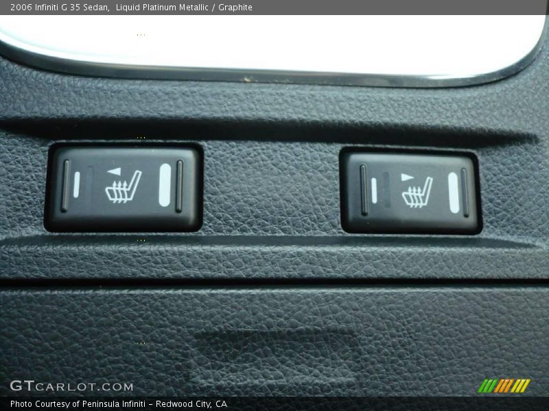 Liquid Platinum Metallic / Graphite 2006 Infiniti G 35 Sedan