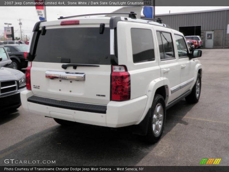 Stone White / Dark Slate Gray/Light Graystone 2007 Jeep Commander Limited 4x4