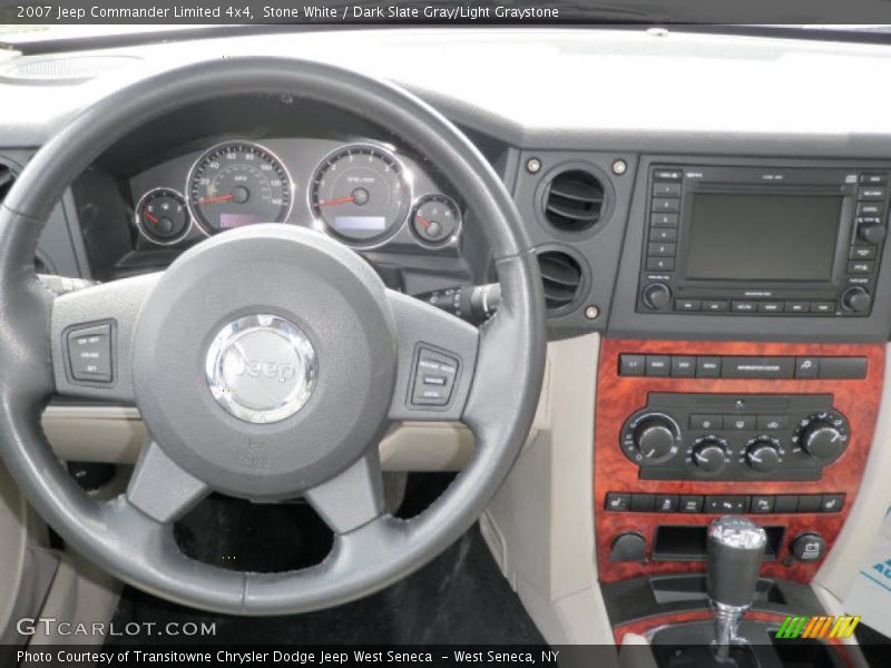 Stone White / Dark Slate Gray/Light Graystone 2007 Jeep Commander Limited 4x4