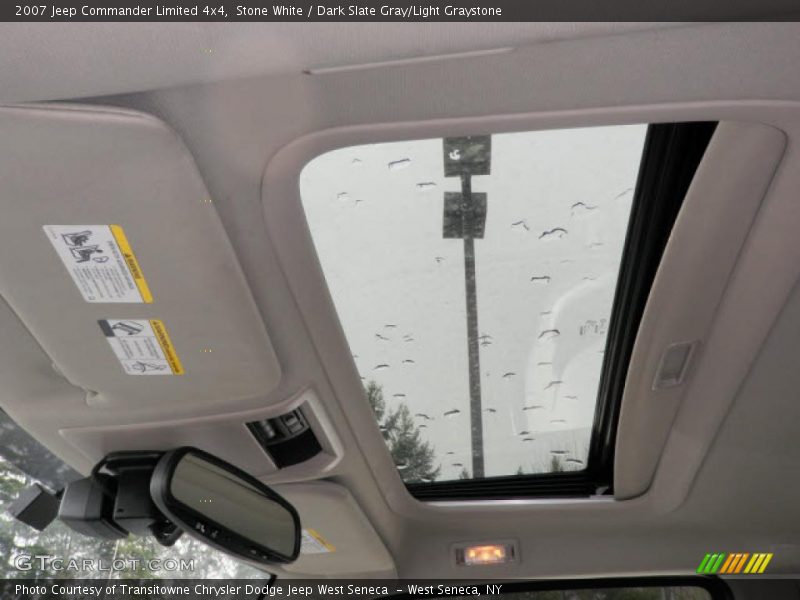 Stone White / Dark Slate Gray/Light Graystone 2007 Jeep Commander Limited 4x4