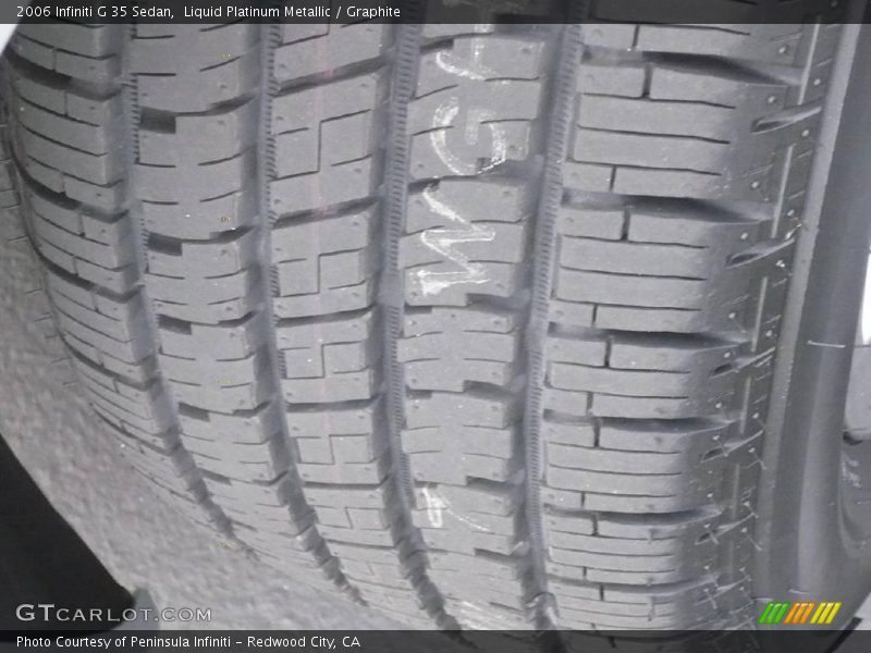 Liquid Platinum Metallic / Graphite 2006 Infiniti G 35 Sedan
