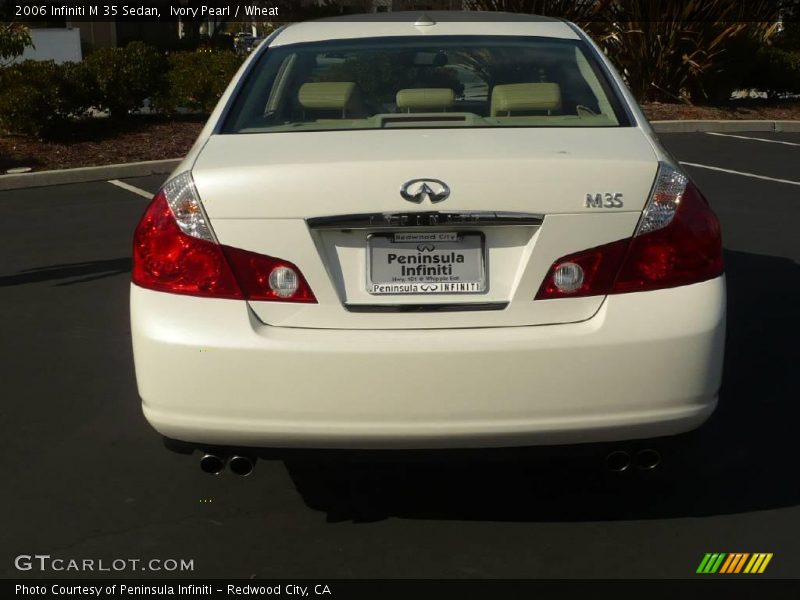 Ivory Pearl / Wheat 2006 Infiniti M 35 Sedan