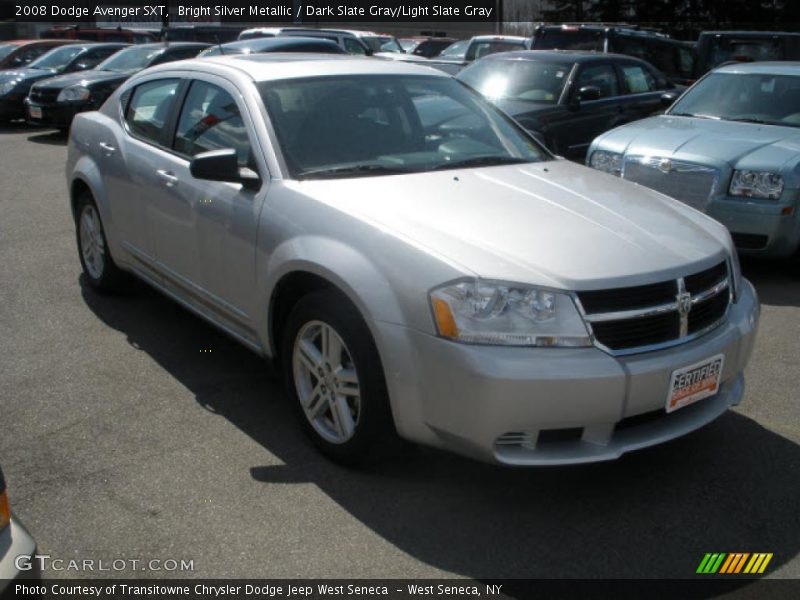 Bright Silver Metallic / Dark Slate Gray/Light Slate Gray 2008 Dodge Avenger SXT