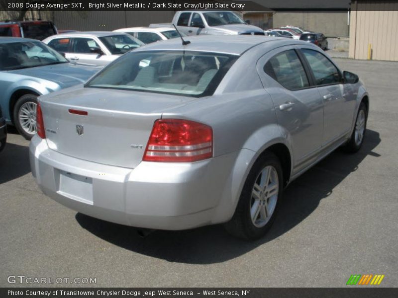 Bright Silver Metallic / Dark Slate Gray/Light Slate Gray 2008 Dodge Avenger SXT