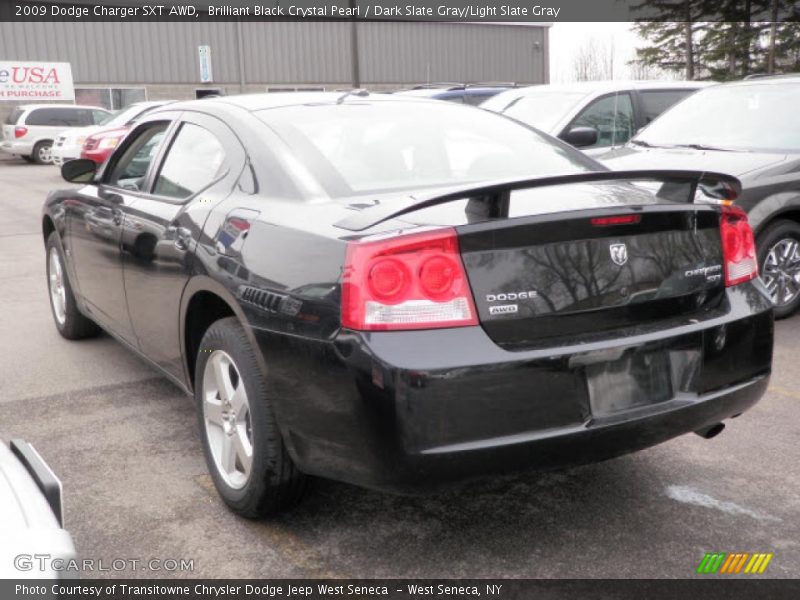 Brilliant Black Crystal Pearl / Dark Slate Gray/Light Slate Gray 2009 Dodge Charger SXT AWD