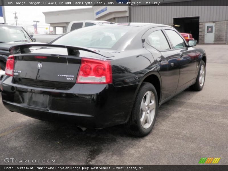 Brilliant Black Crystal Pearl / Dark Slate Gray/Light Slate Gray 2009 Dodge Charger SXT AWD