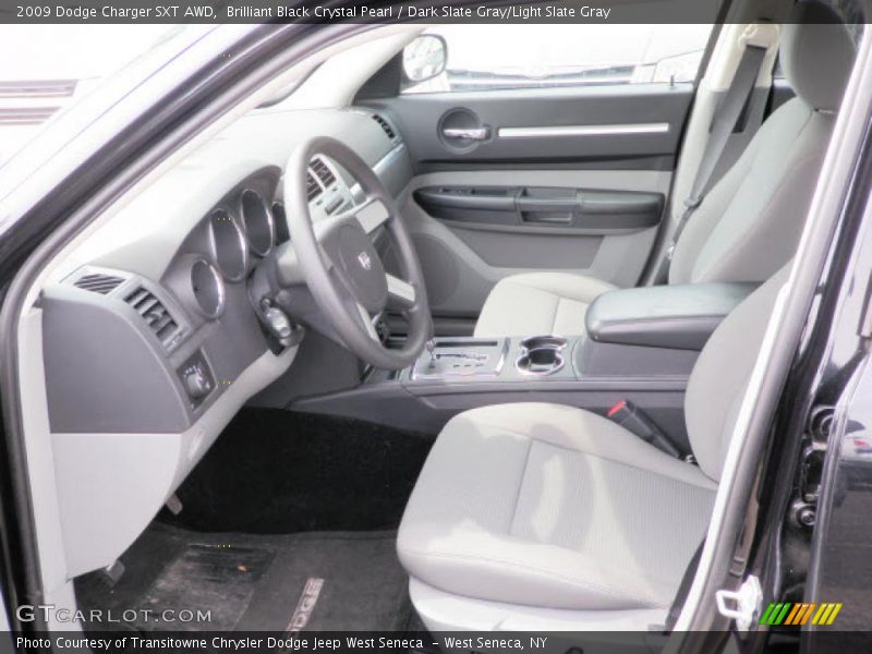 Brilliant Black Crystal Pearl / Dark Slate Gray/Light Slate Gray 2009 Dodge Charger SXT AWD