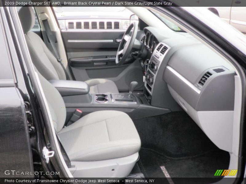 Brilliant Black Crystal Pearl / Dark Slate Gray/Light Slate Gray 2009 Dodge Charger SXT AWD