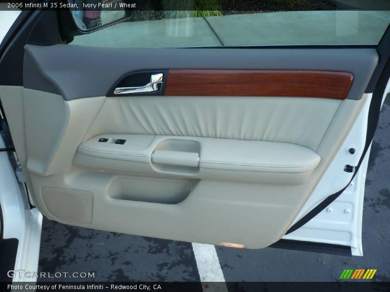 Ivory Pearl / Wheat 2006 Infiniti M 35 Sedan