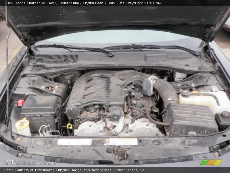 Brilliant Black Crystal Pearl / Dark Slate Gray/Light Slate Gray 2009 Dodge Charger SXT AWD
