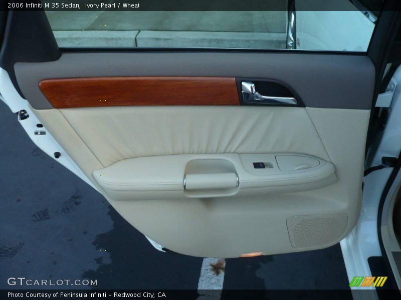 Ivory Pearl / Wheat 2006 Infiniti M 35 Sedan