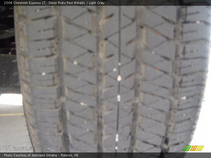 Deep Ruby Red Metallic / Light Gray 2008 Chevrolet Equinox LT