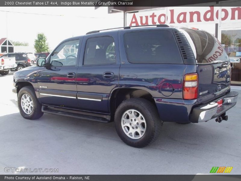 Indigo Blue Metallic / Gray/Dark Charcoal 2003 Chevrolet Tahoe LT 4x4
