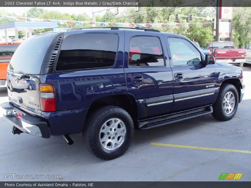 Indigo Blue Metallic / Gray/Dark Charcoal 2003 Chevrolet Tahoe LT 4x4