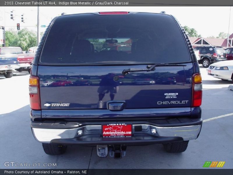 Indigo Blue Metallic / Gray/Dark Charcoal 2003 Chevrolet Tahoe LT 4x4