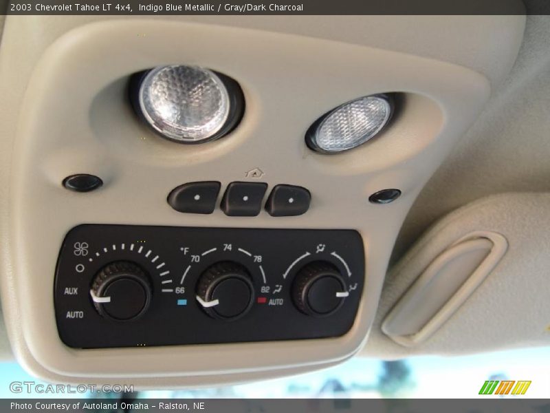 Indigo Blue Metallic / Gray/Dark Charcoal 2003 Chevrolet Tahoe LT 4x4