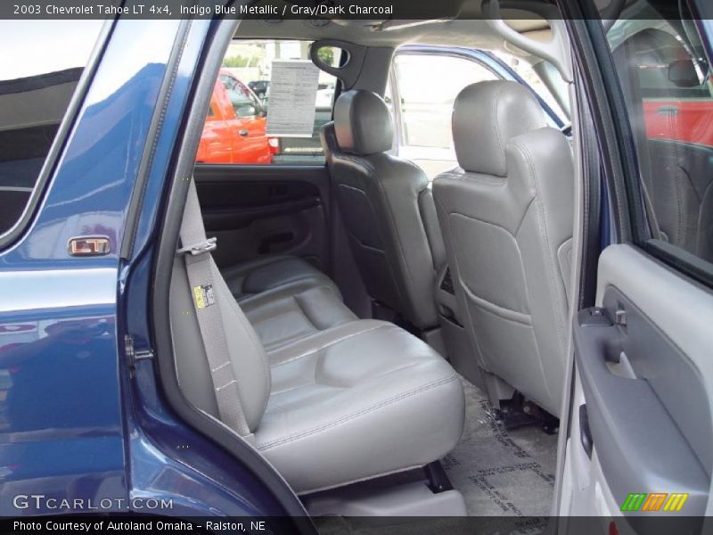 Indigo Blue Metallic / Gray/Dark Charcoal 2003 Chevrolet Tahoe LT 4x4