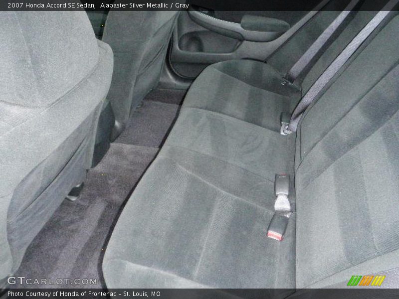 Alabaster Silver Metallic / Gray 2007 Honda Accord SE Sedan