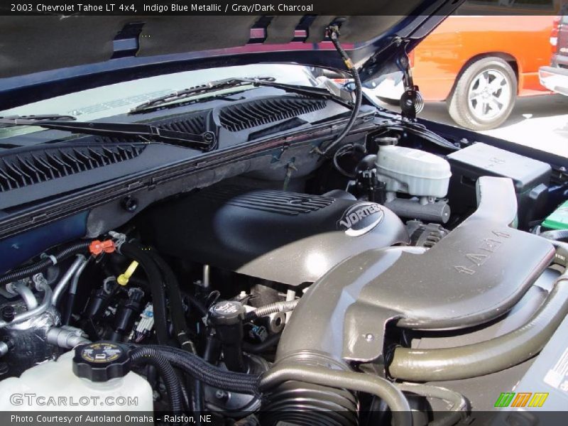 Indigo Blue Metallic / Gray/Dark Charcoal 2003 Chevrolet Tahoe LT 4x4