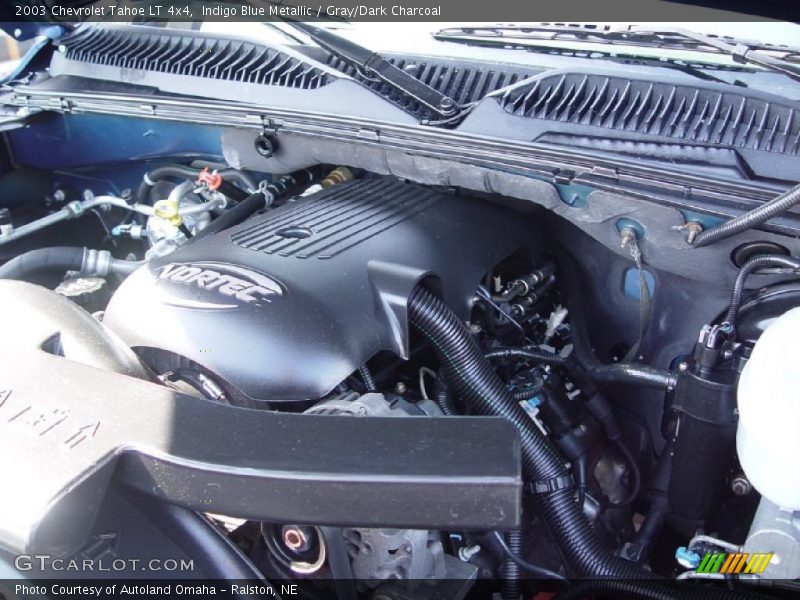 Indigo Blue Metallic / Gray/Dark Charcoal 2003 Chevrolet Tahoe LT 4x4