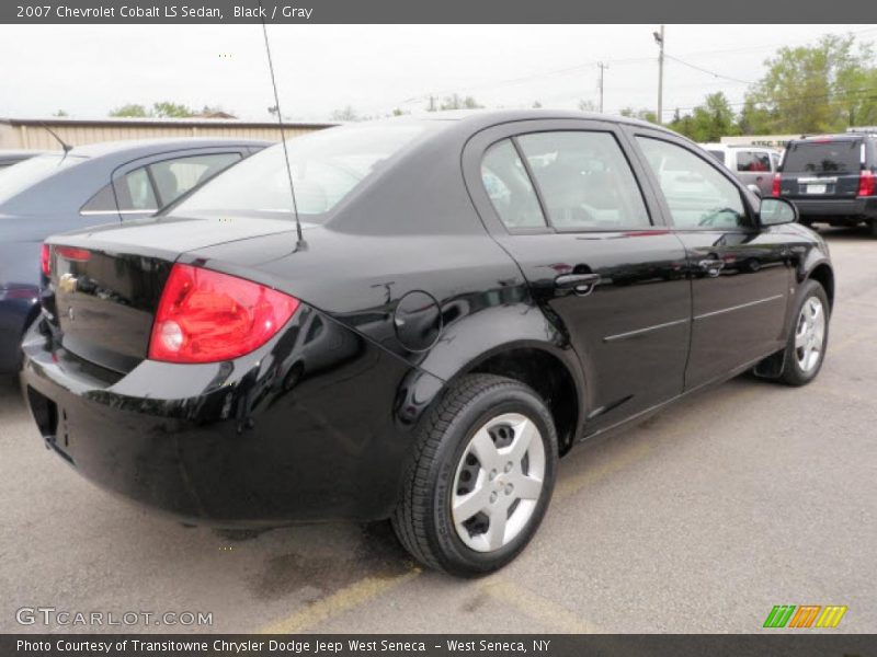 Black / Gray 2007 Chevrolet Cobalt LS Sedan